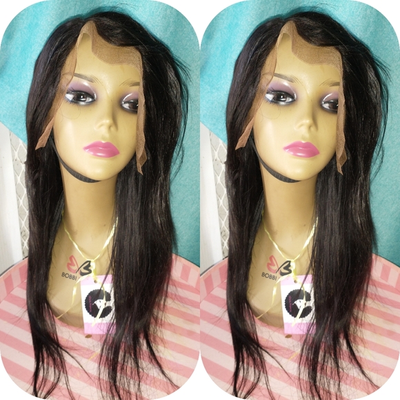 20" Brazilian straight Lacefront human hair wig - Picture 6 of 8